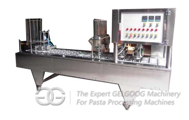 Automatic Cup Noodle Packing Machine, Cup Noodle Filling And Sealing Machine
