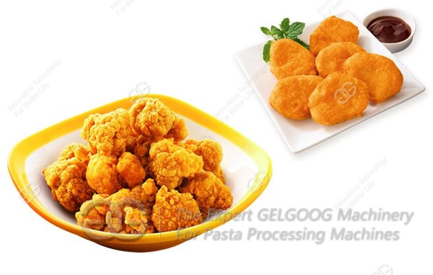 Chicken Nuggets Frying Production Line